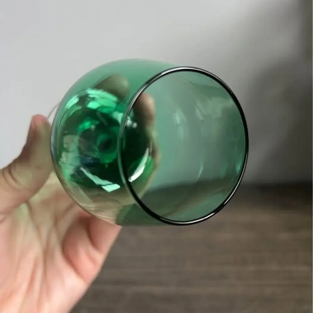 Four Multi-colored Cocktail Glasses